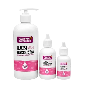 Лососева олія Practik для собак та котів